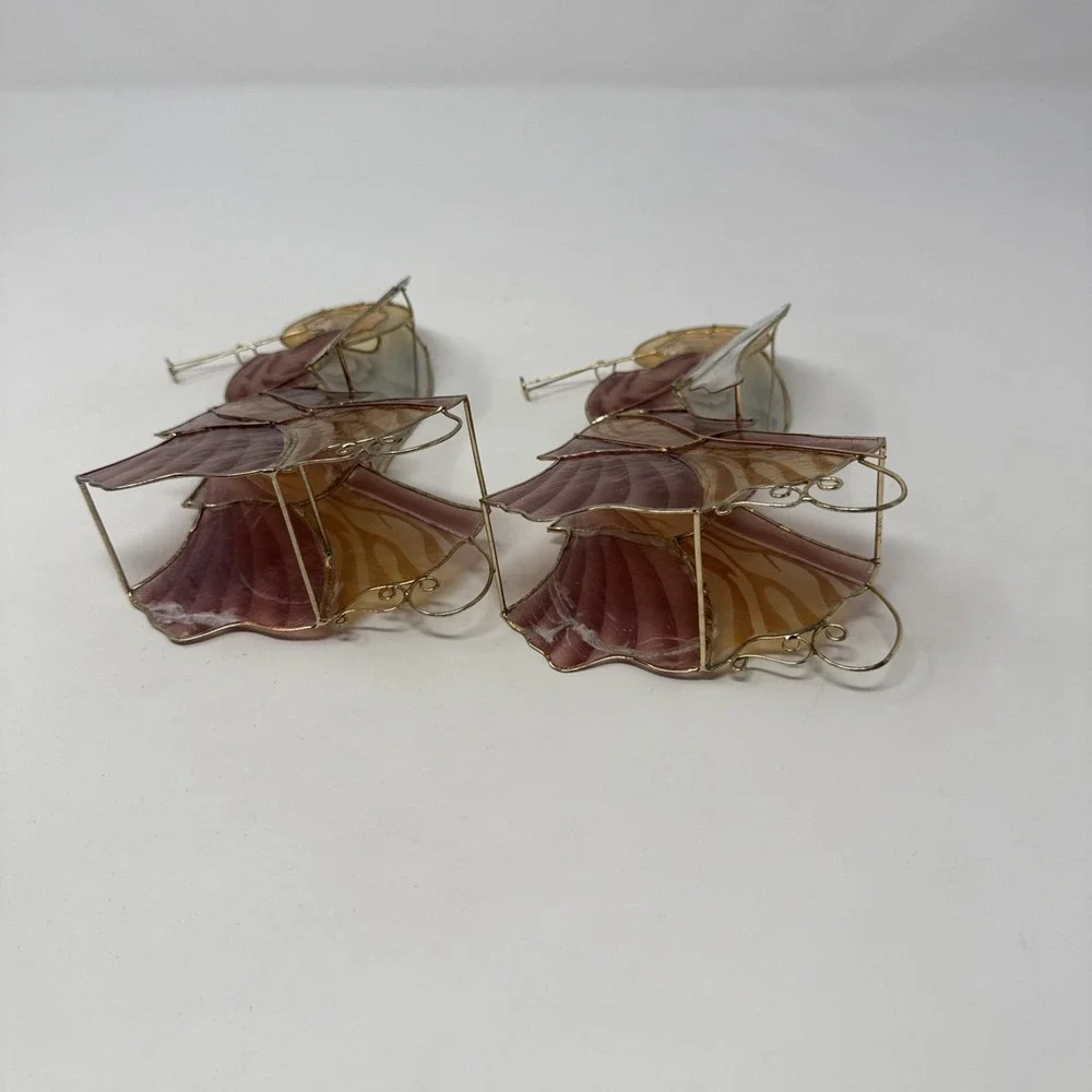 Set of Capiz Shell Vintage Angel‎ Figurines  7